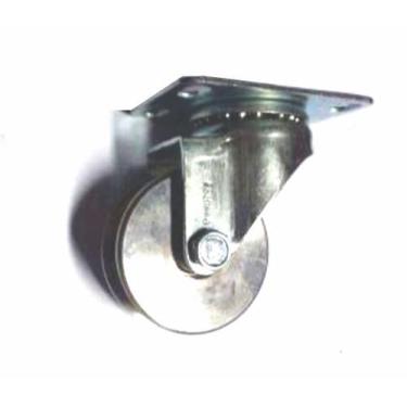 Imagem de Roldana De Aço Giratória 2 Polegadas Para Portão - Roldana Metalpark, 