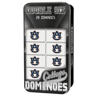 Imagem de MasterPieces NCAA Auburn Tigers Edição Colecionador Double Six Dominoes