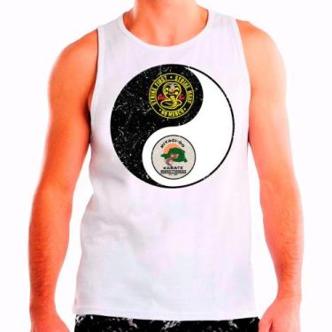 Imagem de Regata Masculina Branca Cobra Kai 01 - DESIGN CAMISETAS, Branco, GG