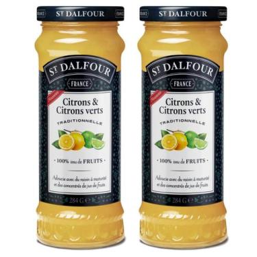 Imagem de Kit 2 Geleia Importada St Dalfour Limão e Lima Citrons 284Gr - St. Dal