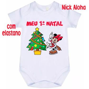 Imagem de body bebê meu primeiro natal cód 2131 - nick aloha, Branco, P