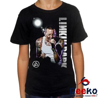 Imagem de Camiseta Infantil Linkin Park 100% Algodão Chester Bennington Rock Gee