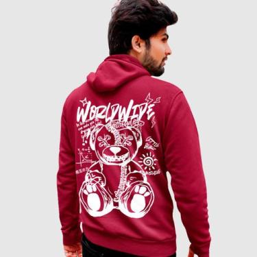 Imagem de Blusa Moletom Genuine Grit Masculina Estampada Algodão 30.1 Ted World 