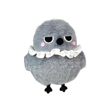 Imagem de Shopular Handmade Love and deepspace Sylus Qin Che Crow Bird Plush Keychain Keyring Cosplay Figure Pendant Game Merch (Angry)