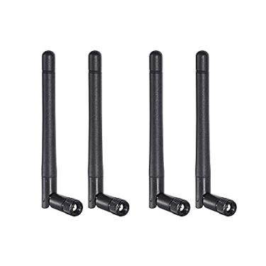 Imagem de CORONIR Antena macho MIMO RP-SMA de banda dupla WiFi 2,4 GHz, 5 GHz, 5,8 GHz, 3dBi MIMO RP-SMA, para roteador WiFi, amplificador de sinal, placa de rede sem fio, adaptador USB, câmera IP de segurança,