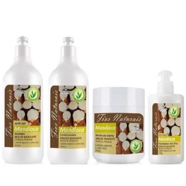 Imagem de Kit Mandioca Facinatus Cosméticos Hidratação Cabelo Secos