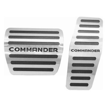 Imagem de Pedaleira Aço Inox Jeep Commander Automático - GPI Automotive