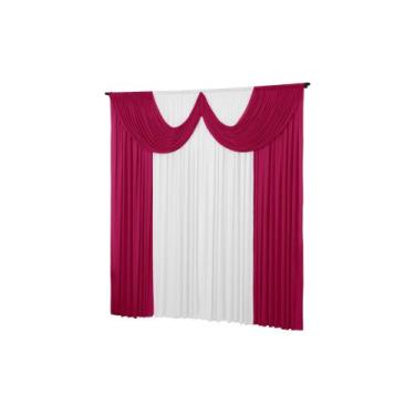 Imagem de Cortina Paris 5 Metros Quarto Sala Igreja Malha Gel  - Dennis Confecçõ