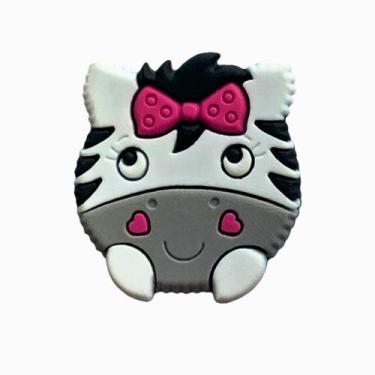 Imagem de Aplique Kit 10 Peças Zebra Branco/Preto Emborrachado - RAE