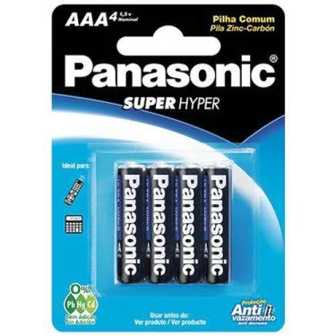 Imagem de Pilha Aaa Panasonic Super Hyper Palito 4Un