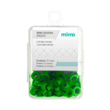 Imagem de Ilhós Mimo Creating - Redondo - Verde Abacate - 4,5 mm - 50 Unids