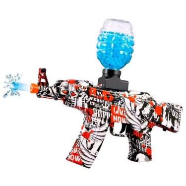 Imagem de Lançador de Bolinhas de Gel Automático com Óculos e 5000 Munições - Ve