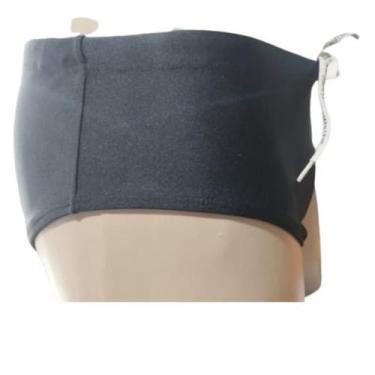 Imagem de Sunga Moda Praia Cavada Preta - shoptem7, M