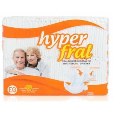 Imagem de FRALDA GERIÁTRICA HYPERFRAL EG 46 unidades - FG FRAL