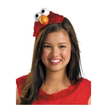 Imagem de Disguise Faixa de cabeça feminina Vila Sésamo Elmo para adultos, Vermelho, tamanho nico