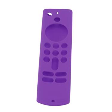Imagem de Capa de Silicone para Controle Remoto para Fire TV Stick, Capa Remota para Fire TV Stick TV Capa Protetora de Silicone Antiderrapante Com Cordão Capa de Controle Remoto de 3ª