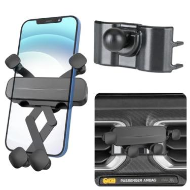 Imagem de LUNQIN Suporte de telefone de carro para Ford Mustang 2024 2025 Coupe conversível Dark Horse acessórios automotivos suporte de navegação decoração interior painel painel suporte de celular celular