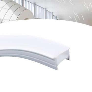 Imagem de Perfil 5m Embutir 15x10mm Flexível Silicone Para Fita Led