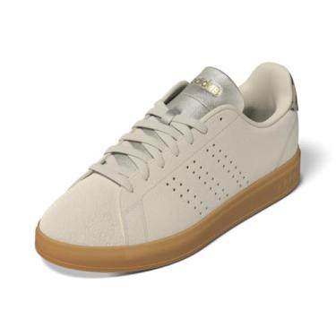 Imagem de adidas Tênis feminino Advantage 2.0, Wonder Branco/Bronze Strata/Ouro fosco, 41