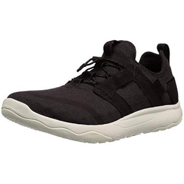 Imagem de Teva W Arrowood Swift Tênis de caminhada feminino sem cadarço, Preto/branco, 6