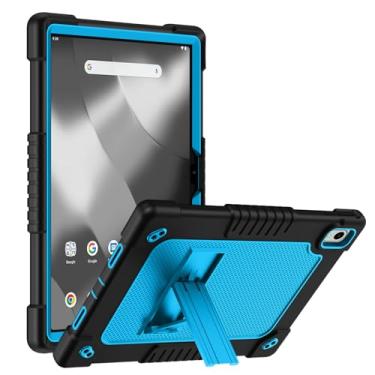 Imagem de Kebiory Capa de silicone macio Walmart Onn 27.9 cm para tablet Pro 2024 modelo 100146660 compatível com crianças com alça de ombro para Walmart Onn 27.9 cm Tablet Pro 2024 - Azul