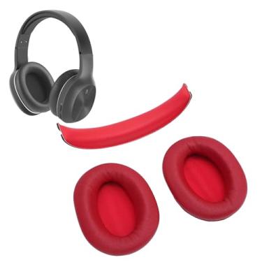 Imagem de Ear Pads para W800BT Plus, Substituição Ear Cushion Pads Com Headband Pad, Confortável Proteína Couro Memória Espuma Earpads Headband Kit Substituição para Headphone