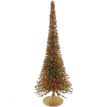 Imagem de Mini Pinheiro Pinheirinho Natalino Decorativo Dourado 50cm