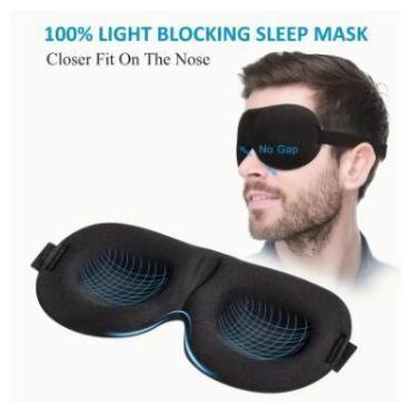 Imagem de Máscara de Dormir com Gel  Alívio para Olhos Cansados e Relaxamento So