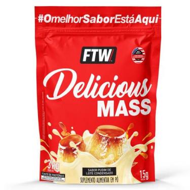 Imagem de Delicious Mass Hipercalórico Pouch 3kg FTW, PUDIM DE LEITE CONDESADO
