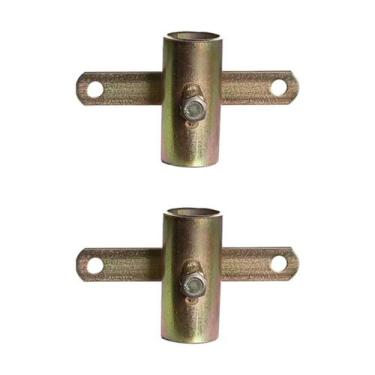 Imagem de Kit 2 Suporte Tubo Antena Rente Mini 3/4 Parede Telha Paulistinha - Ig