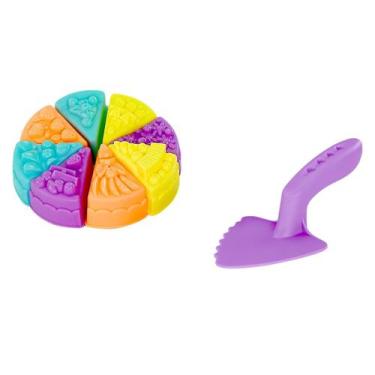 Imagem de Kit Brinquedo De Areia Praia Cake Com 9 peças Acrilex 