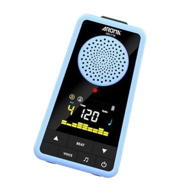 Imagem de Kokiya Mini Metronoma Digital Beat Tap Beat Tempo Fácil de usar, Metrônomo Eletrônico e Leves portátil para piano de flauta saxofone, Azul