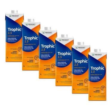 Imagem de Kit 6 Un Trophic 1.5 1 Litro Dieta Enteral Prodiet