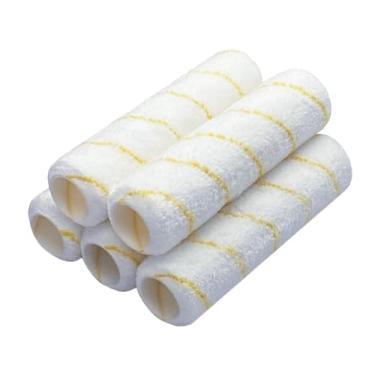 Imagem de Great Andrew 5 PCS Capas de rolo de pintura de microfibra 23 cm, kit de rolo de pintura de soneca 3/8 para pintura de superfícies ásperas texturizadas para moldura de rolo de pintura de 23 cm,