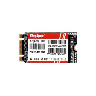 Imagem de KingSpec M.2 SATA SSD, 1TB 2242 SATA III 6Gbps interno M.2 SSD, unidade de estado NGFF ultrafina para desktop/laptop/notebook (2242, 1TB)