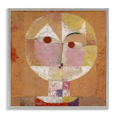 Imagem de Stupell Industries Classic Senecio Paul Klee Gray Framed Giclee Wall Art Design por one1000paintings, 24 x 24
