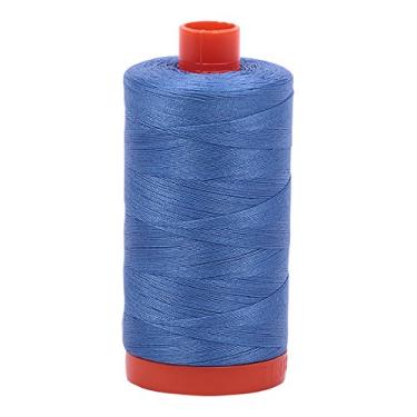 Imagem de Aurifil Mako Fio de Algodão Sólido 50wt 1400 m Azul Claro Violeta