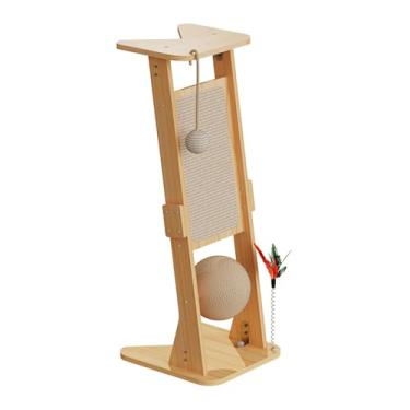 Imagem de Ioensy Arranhador para gatos, arranhador de papelão, suprimentos para animais de estimação resistentes ao desgaste vertical, móveis para gatos para evitar,