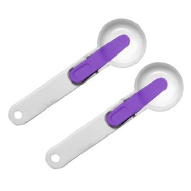 Imagem de Kit 2 Colheres De Sorvete Pegador De Açaí Concha Com Ejetor Extrator Plástico