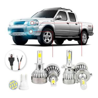 Imagem de Lampadas Led Nissan Frontier 2008 A 2013 H3 H4 20000lm - V10, Branco