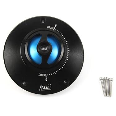 Imagem de Tampa de tanque de combustível sem chave CNC para Honda VTR1000F, VTR1000 SP1 SP2, Hawk GT NT650, CBR600 F4 F3 F2, CBR600F4i, CB600F HORNET 600, CB900F Hornet 900, CB919, RC51, RVF4000 Azul