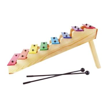 Imagem de MERIGLARE Infantil piano xilofone brinquedo musical 2 Mallets Instrumento de percussão