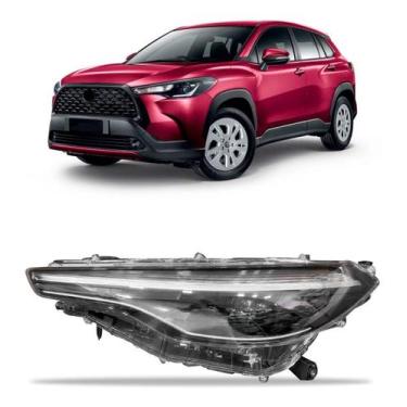 Imagem de Farol Elétrico C/ Motor Corolla Cross 2021 2022 - TYC, Esquerdo