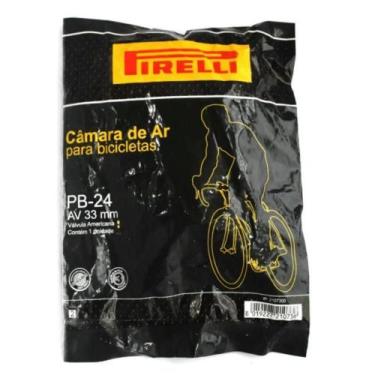 Imagem de Câmara de Ar Aro 24 Pirelli PB-24 AV 33mm Válvula Schrader