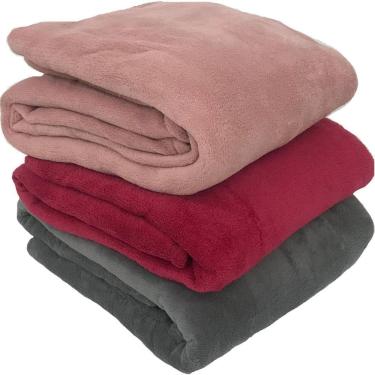 Imagem de Manta Casal Liso A Rolinho Sortida Andreza Enxovais