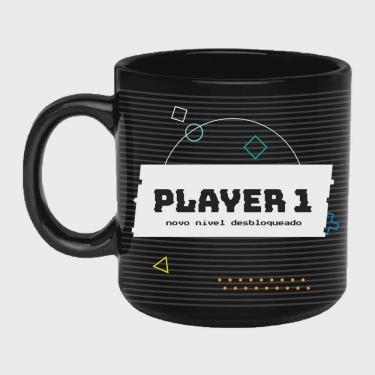 Imagem de Caneca cilindrica 360ML - game geek uatt