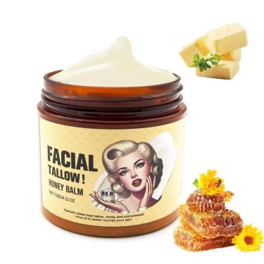 Imagem de Hidratante de sebo bovino e bálsamo de mel para cuidados com a pele 120g