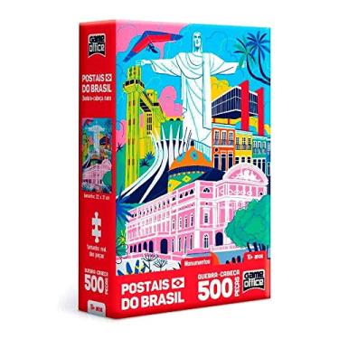 Imagem de Toyster - Quebra-cabeça: Postais do Brasil: Monumentos - 500 peças nano - Game Office
