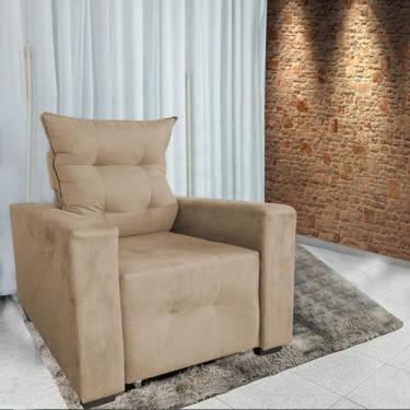 Imagem de Poltrona Amamentação E Decoração Helena - Silverio Decor, Capuccino