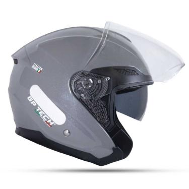 Imagem de Capacete Moto Gp Tech Mono Aberto Cinza